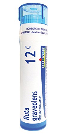 Boiron Ruta Graveolens 12C, Homeopathic Medicines for Eye Strain, 80 Count