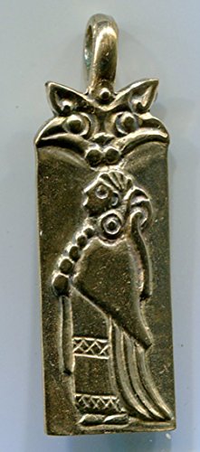 Freya - Plaque Pendant - Bronze