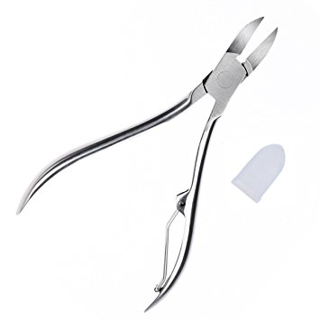 Elirona Toenail Clipper -Professional Nail Nipper for Thick and Ingrown Toenails ,Surgical Grade Stainless Steel,5" long