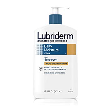 Lubriderm Daily Moisture Body Lotion With Broad Spectrum Spf 15, 13.5 Oz