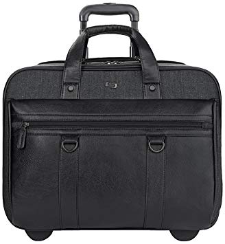 Solo Macdougal 17.3 Inch Rolling Laptop Case, Black