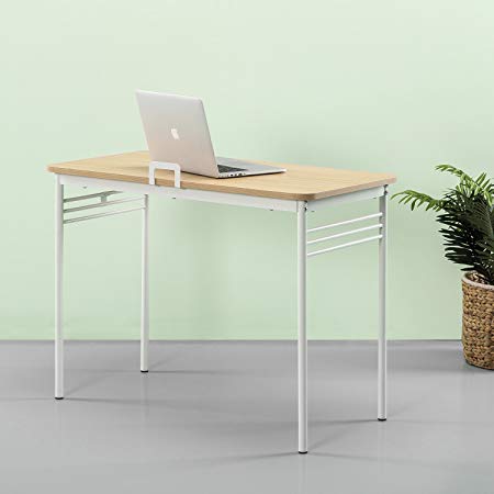 Zinus Retro Metal Framed Desk in Cream