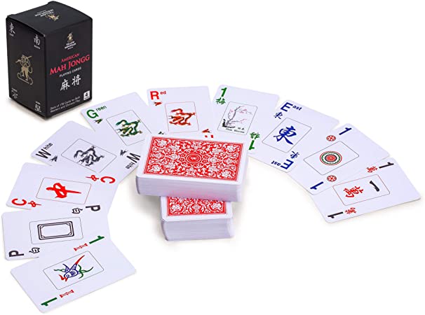 Yellow Mountain Imports American Mah Jongg (Mahjong) Playing Cards - 178 Card Set