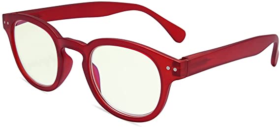 EYEGUARD Anti Blue Light Glasses for Kids Spring Hinges Computer Glasses,UV Protection Anti Glare Eyeglasses（5-12 Years Old)