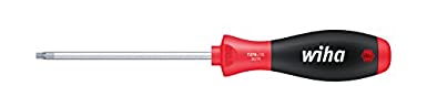 Wiha 36275 Tamper Resistant Security Torx Screwdriver With Soft Finish Handle, T10 x 80mm