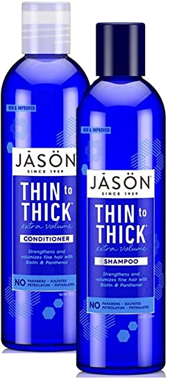 Jason Thin To Thick Extra Volume Shampoo and Conditioner Set