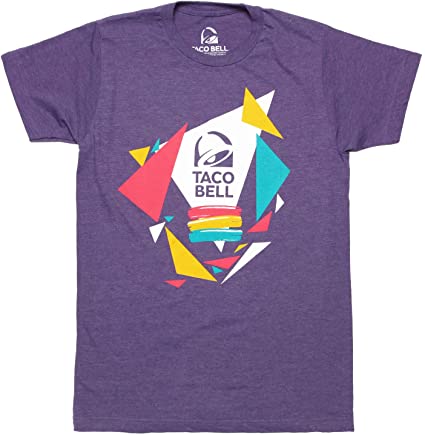 Taco Bell Confetti Logo Adult T-Shirt