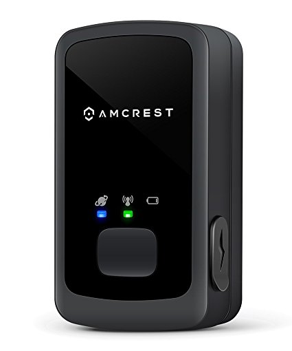 Amcrest AM-GL300 V3 Portable Mini Real-Time GPS Tracker - Unlimited Text Message / Email Alerts, Geo-Fencing, 10-14 Day Battery, No Contracts, Upgraded GSM