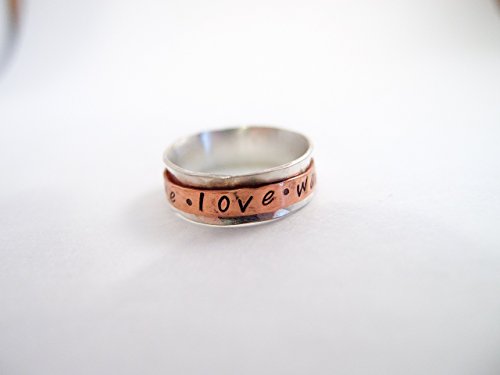 Purity Ring True Love Waits Stamped Sterling Silver Spinner Ring