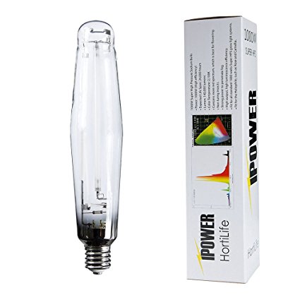 iPower 1000 Watt High Pressure Sodium Super HPS Grow Light Lamp Bulb Full Spectrum