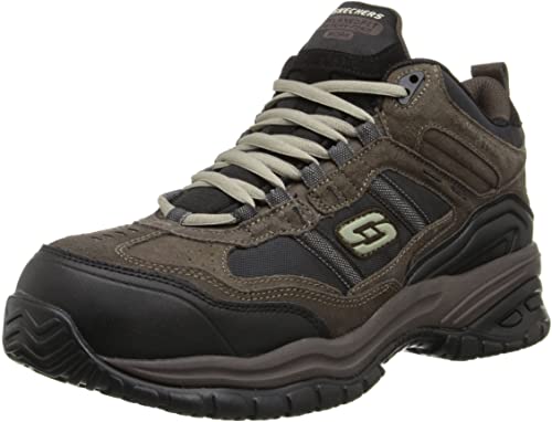 Skechers for Work Men's Soft Stride Canopy Slip Resistant Work Boot