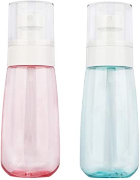 Driew Travel Size Spray Bottle, 100ml/3.3oz Refillable Mini Fine Mist Spray Bottles, Pack of 2