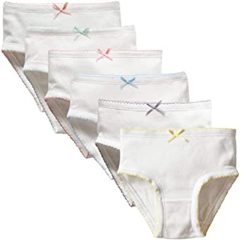benetia Girls' Soft Cotton Underwear 6-Pack