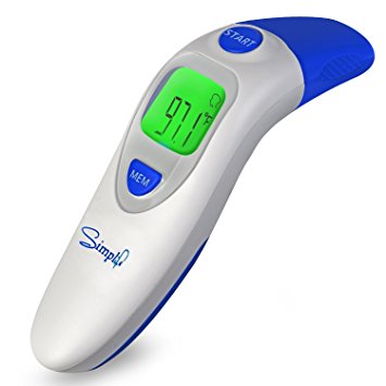 QQCute Digital Infrared Forehead and Ear Thermometer Electronic Medical Clinical Instant Read More Accurate Fever Body Temperature Professional Thermometers