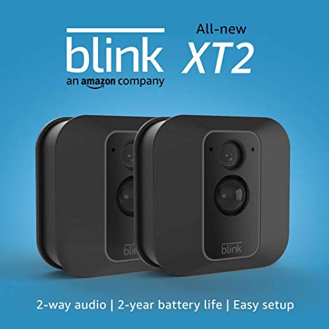 All-new Blink XT2 | Outdoor/Indoor Smart Security Camera with Cloud Storage, 2-Way Audio, 2-Year Battery Life | 2-Camera System