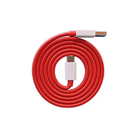 Eastrans One Plus Type 'C' Usb Warp/Dash Charging & Data Transfer Cable Compatible For All Type 'C' Phone (Red) (PACK OF 3)