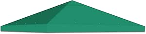 Strong Camel Replacement gazebo canopy top patio pavilion 10'X10' cover sunshade plyester single tier-Burgundy (green)