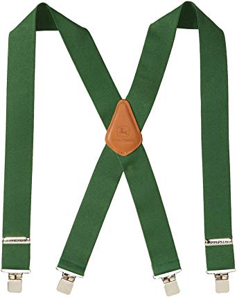 John Deere Men's 2" Logger-Style Suspenders