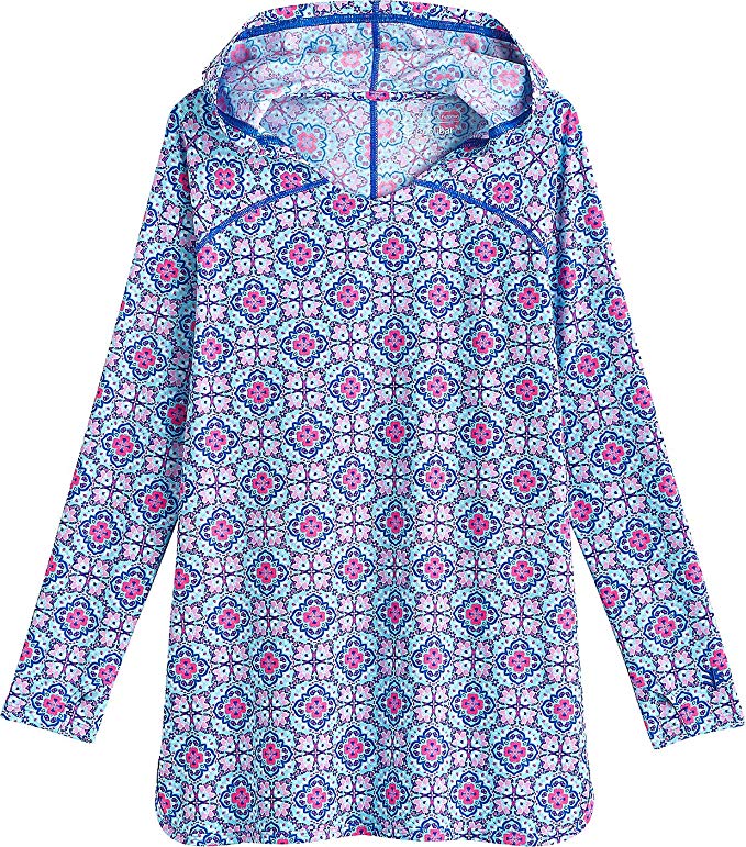 Coolibar UPF 50  Girl's Seacoast Swim Cover-Up - Sun Protective