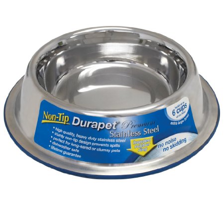 OurPets Premium DuraPet Non-Tip Dog Bowl