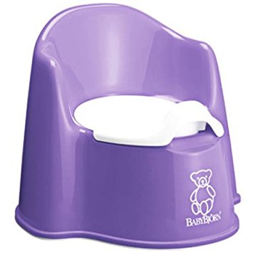 BABYBJORN Potty Chair, Purple/White