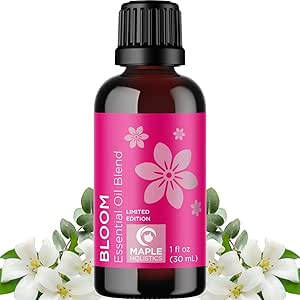 Floral Essential Oil Blend for Diffuser - Flower Essential Oil for Diffusers Baths Candles Soaps & DIYs with Pure Undiluted Jasmine Chamomile Geranium & More - Sweet Uplifting Aromatherapy Blend