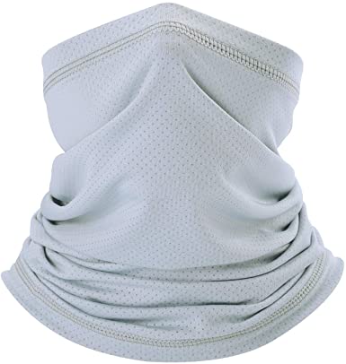 QINGLONGLIN Summer Sun Protection Face Mask Dust Neck Gaiter Multi-Headwrap for Fishing Cycling Hiking - Moisture Wicking Headband for Exercise Fitness