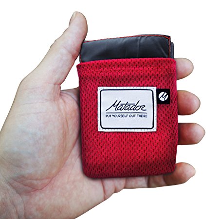 Matador Pocket Blanket 2.0 NEW VERSION, picnic, beach, hiking, camping. Water Resistant with Built-in Ground Stakes