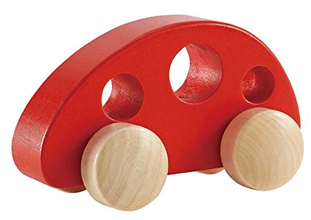 Hape - Early Explorer - Mini Van Wooden Toy Vehicle, Red