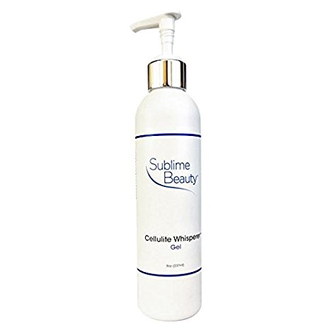 Sublime Beauty CELLULITE WHISPERER GEL with Organic Gotu Kola, Grapefruit & Caffeine, 8 oz. Reduce Dimples, Feel Great in Your Swimsuit!