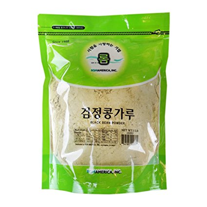 ROM AMERICA Black Bean Powder - 1 Pound (16 oz) - 검정콩가루