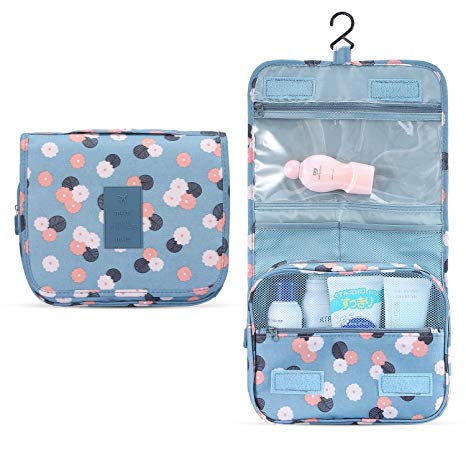 Portable Hanging Toiletry Bag Travel Makeup Pouch Waterproof Organizer Multifunction Cosmetic Bag for Women Girl