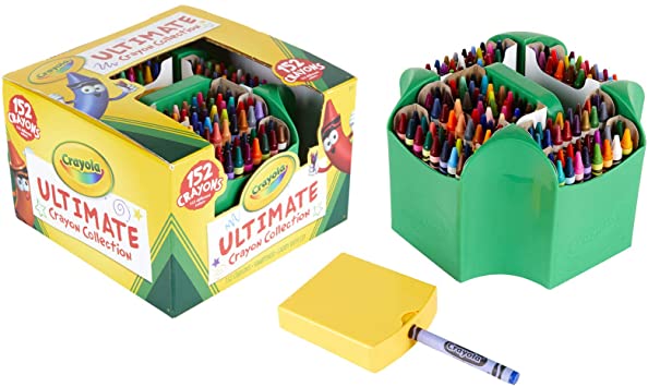 Crayola Ultimate Crayon Collection Coloring Set, Kids Indoor Activities At Home, Gift Age 3 plus - 152 Count