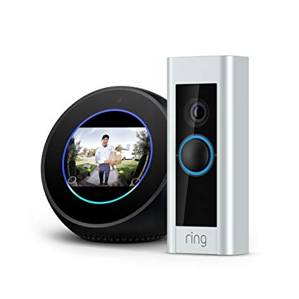 Ring Video Doorbell Pro   Echo Spot (Black)