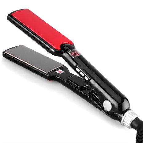 OSIR Professional and Digital Nano-Titanium Wet and Dry Flat Iron Hair Straightener --- EFFECTIVE and SAFE