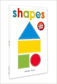 Shapes: Early Learning Board Book With Large Font (Big Board Books Series)