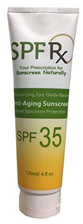 Broad Spectrum Anti-aging Sunscreen-paraben-free Sunblock -Safe for Different Skin Types – the No. 1 Oil Free Anti-aging Sunscreen- Moisturizing Cream (SPF35 Zinc 4 oz tube)