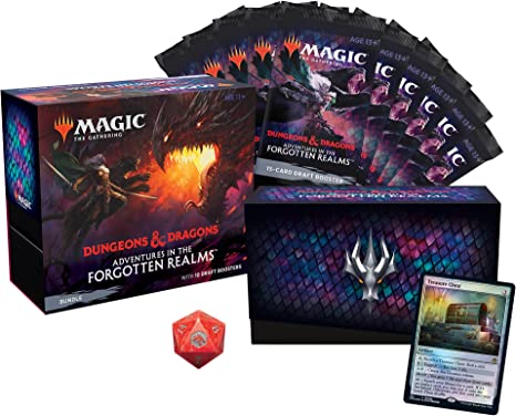 Magic: The Gathering Adventures in The Forgotten Realms Bundle, 10 Draft Boosters & Accessories