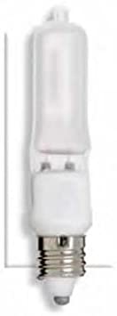 Satco S1916 100Q/F/JD 100-watt E11/T4 Mini Can Halogen Bulb, Frosted, 4-Pack