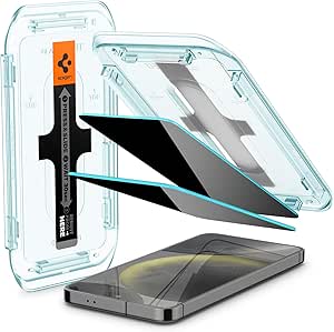 Spigen EZ Fit Privacy Tempered Glass Screen Protector for Galaxy S24 Plus