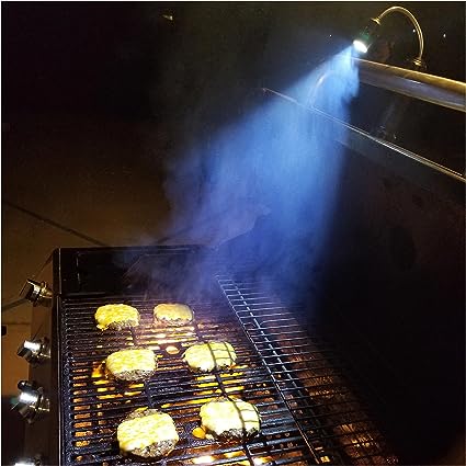 Bright Eyes - Rechargeable - Barbecue BBQ Light for Grilling - with Wide Adjustable Beam Width - Works on All Grills with an Exception to Stainless Steel.