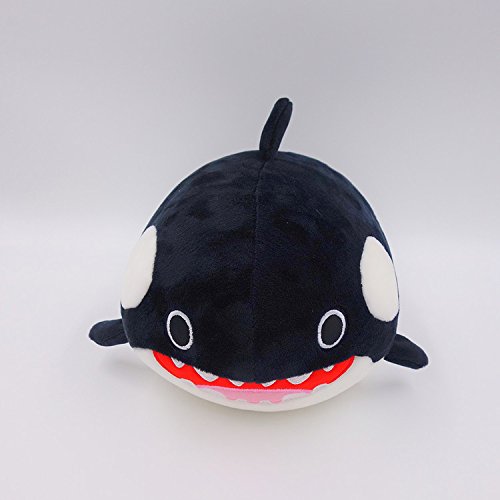 Marine Animal Series-Killer Whale Plush Toy 8",1 Piece,Black