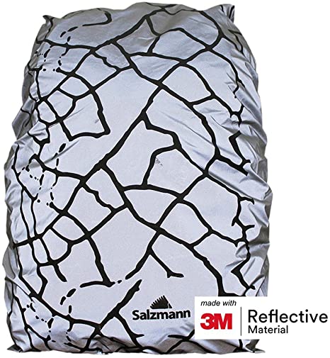 Salzmann 3M Reflective Backpack Cover | High Visibility, Waterproof & Weatherproof | Ideal for Cycling, Running, Hiking & More