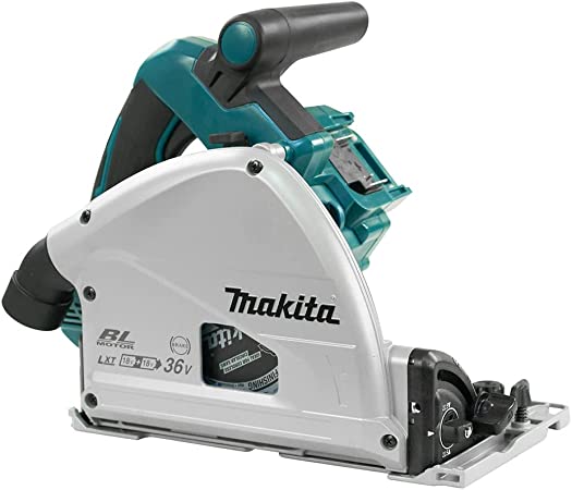 Makita DSP600ZJ (36V) Twin 18V Li-Ion LXT Brushless 165mm Plunge Cut Saw Supplied In A Makpac Case - Batteries And Charger Not Included