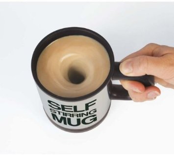 Fun Gadgets Plain lazy - self stiring mug - Color may vary