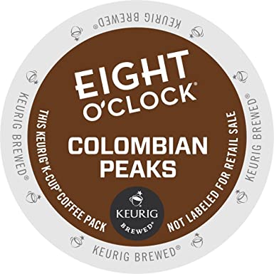 Keurig, Eight O'Clock Coffee, 100% Colombian / Colombian Peaks, K-Cup packs, 24 Count