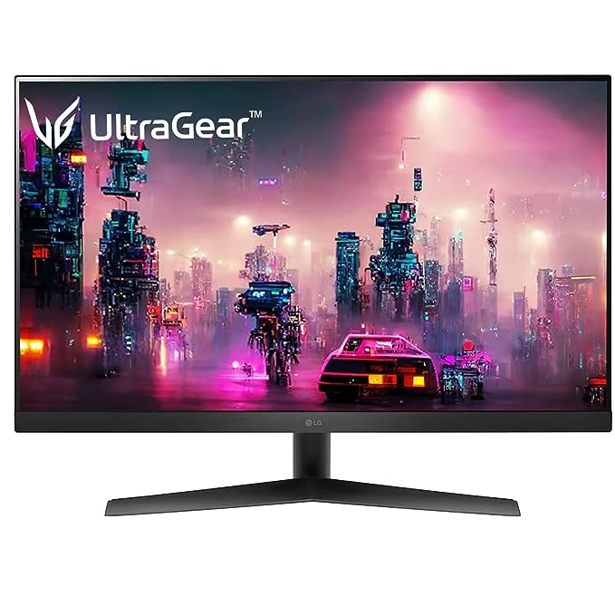 LG Ultragear Gaming Monitor 80 cm (31.5 Inches), LCD FHD 1920 x 1080, 1ms, 165Hz, NVIDIA® G-SYNC® Compatible, AMD FreeSync Premium, HDR 10, sRGB 95% (Typ.), DP, HDMI, Headphone Out, 32GN50R (Black)