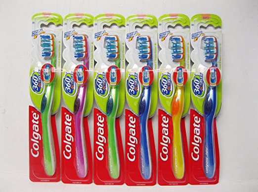 Colgate Actiflex 360 Soft Full Head Toothbrush-#28 (6pack)