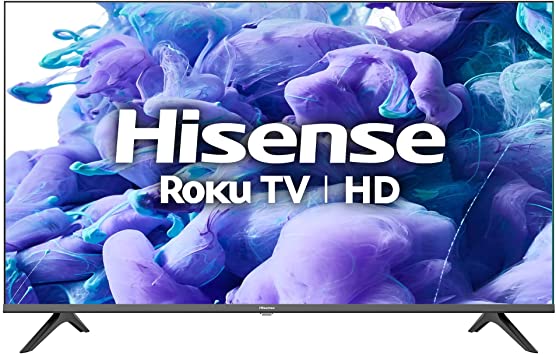 Hisense 32H41G- 32 inch Smart Full Array LED Roku TV with DTS TruSurround, 3HDMI (Canada Model) 2021 Black