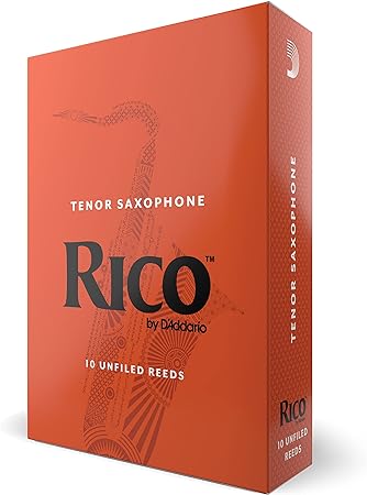 D’Addario Woodwinds Tenor Sax Reeds, Strength 3.0, (Pack of 10)